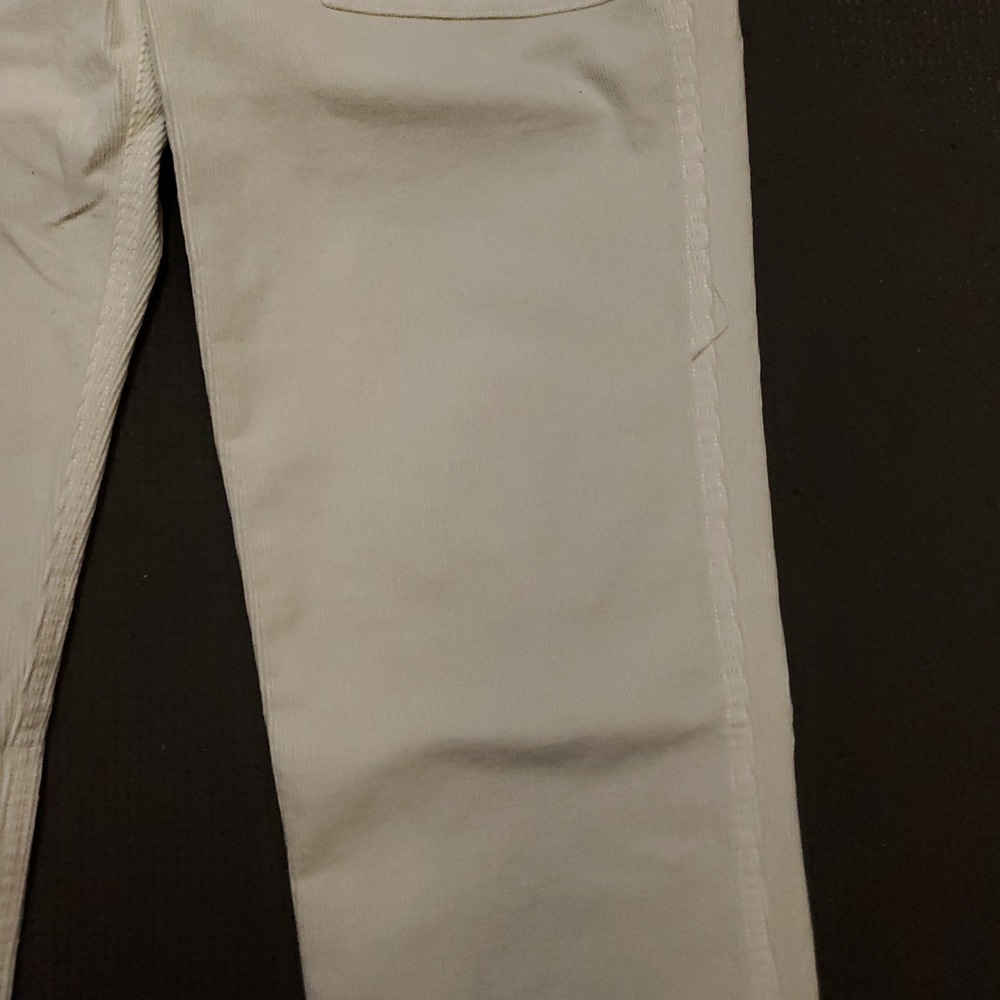 Nili Lotan Shon Corduroy Pants Womens 4 Bone High Rise Baggy Wide Bow Leg‎ USA - Picture 6 of 16